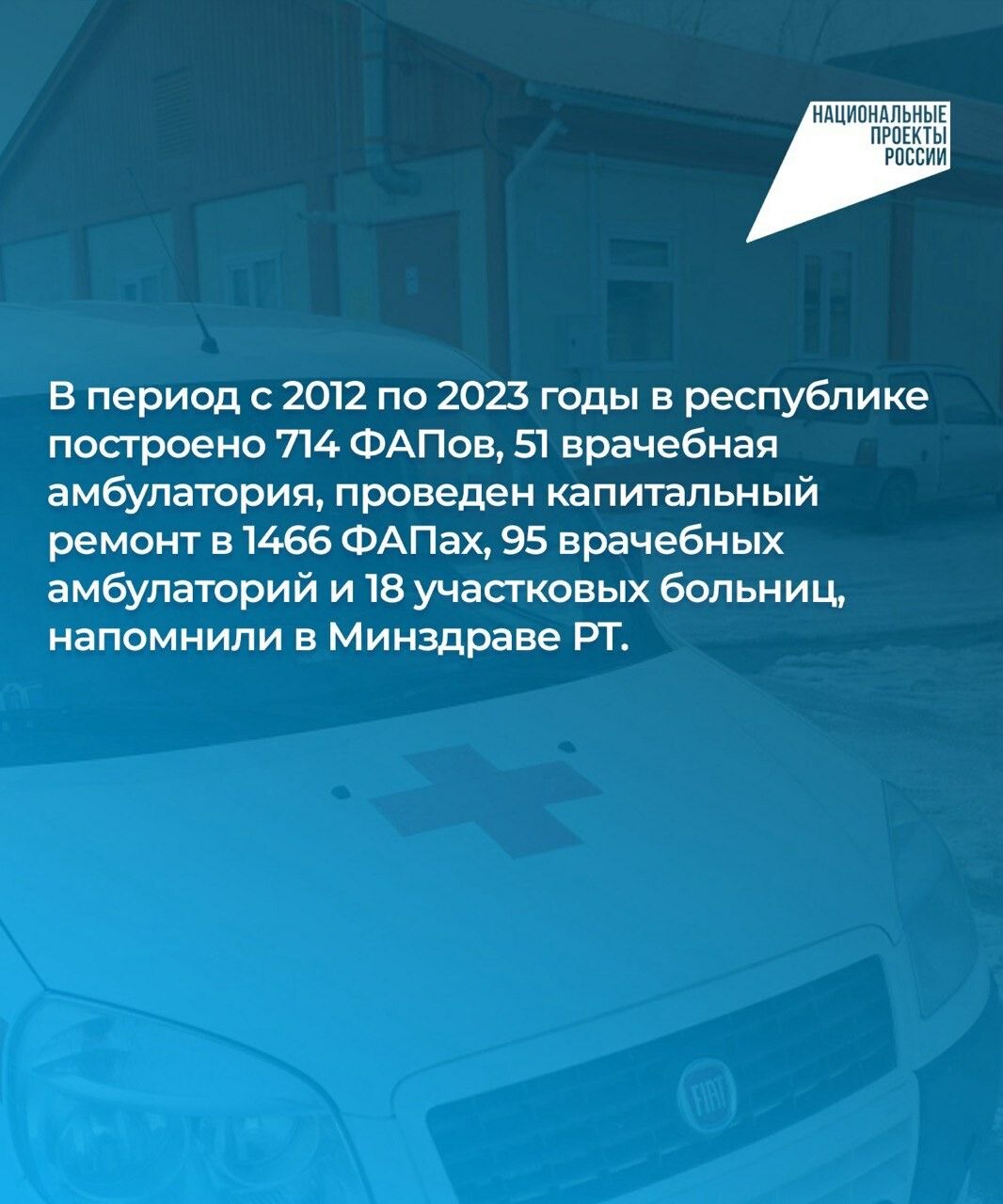 В Татарстане отремонтируют 105 зданий медицинских организаций в этом году