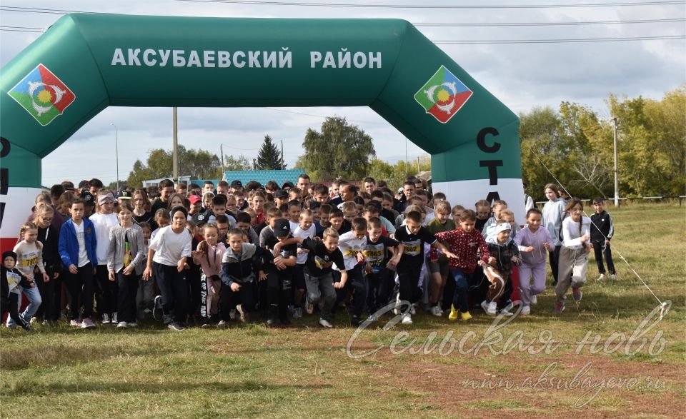 В Аксубаеве в «Кроссе нации» стартовали более 400 спортсменов