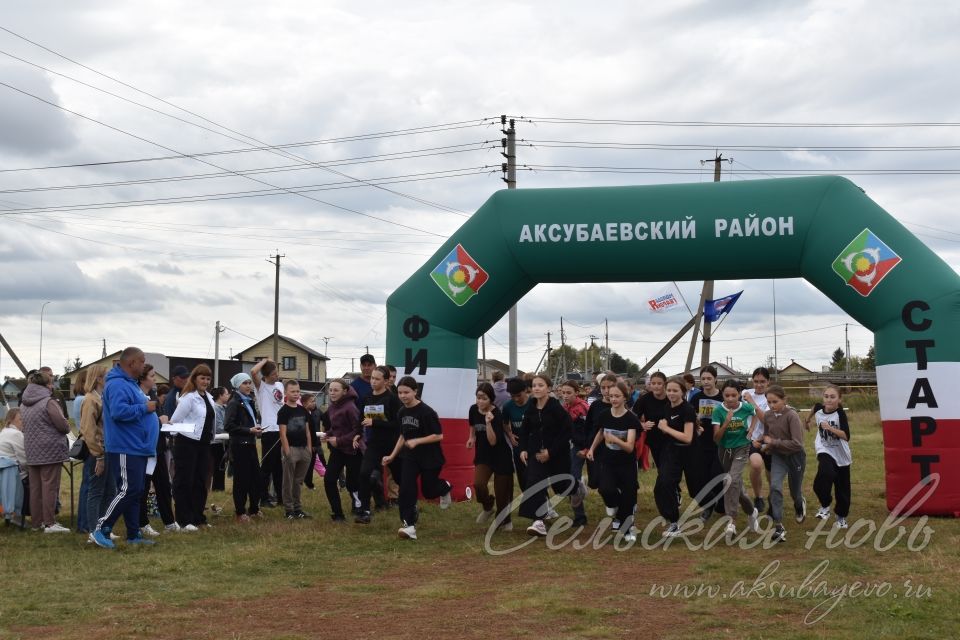 В Аксубаеве в «Кроссе нации» стартовали более 400 спортсменов