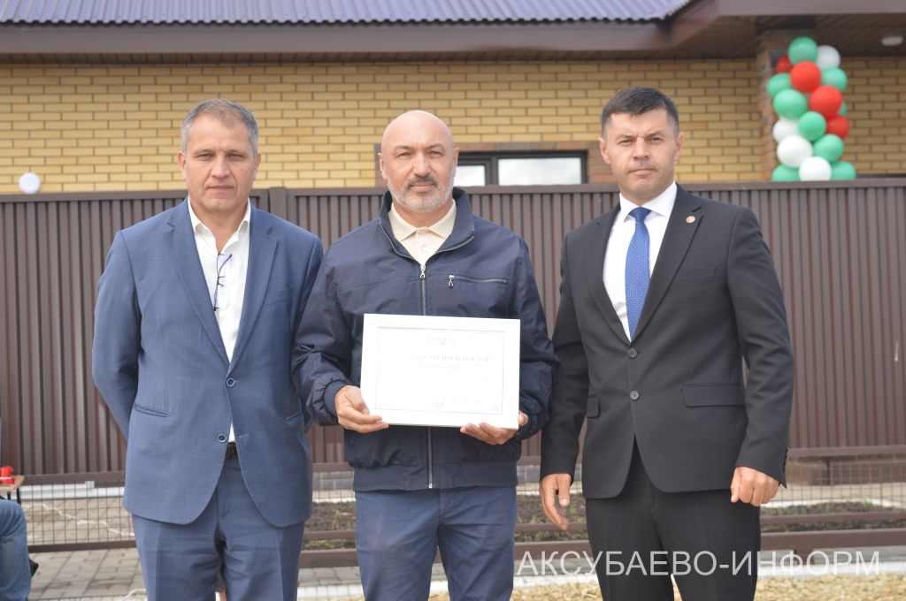 Аксубайда нефтьчеләр өчен дүрт яңа йорт ачылды