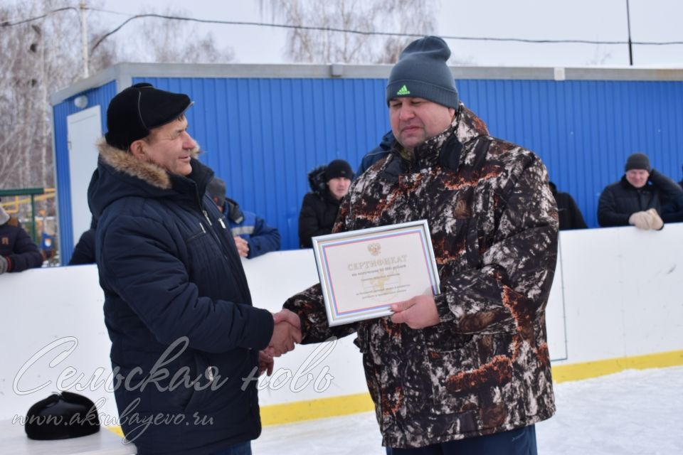 Аксубаевские хоккеисты выиграли «золотой» кубок