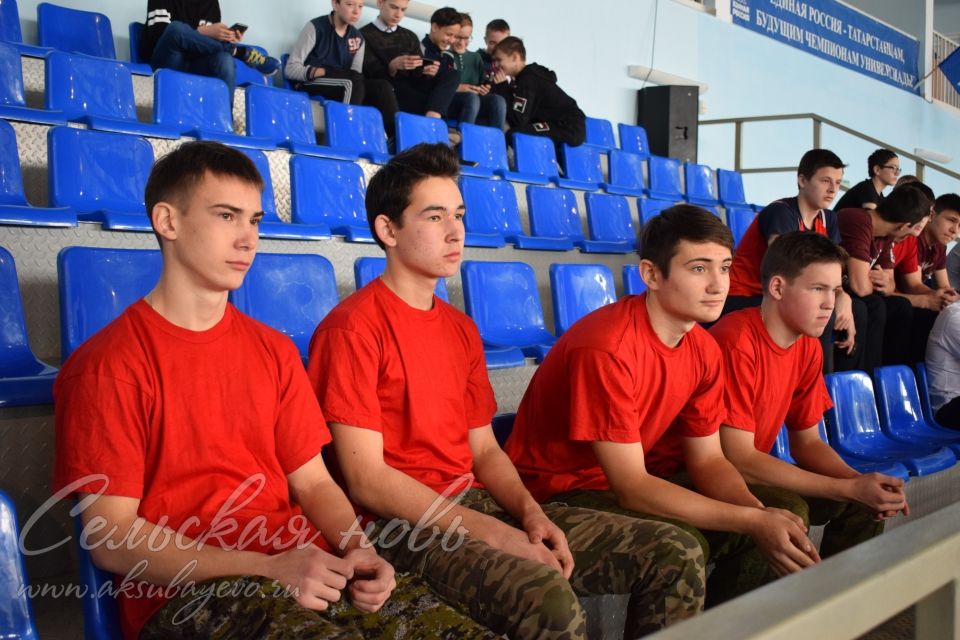 Аксубаевские школьники поборолись за звание лучших юнармейцев