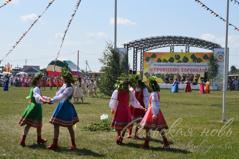 В Аксубаевском районе состоялся республиканский праздник "Троицкие хороводы"