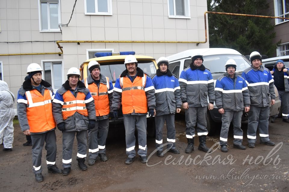 Аксубаевские службы отработали оперативно: людей «спасли», объект «обезопасили»