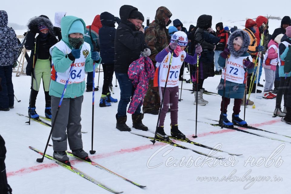 В Аксубаевском районе в Беловке на лыжню встали 160 спортсменов