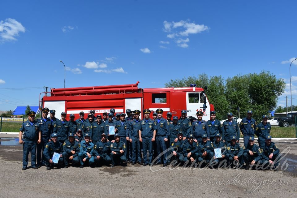 Аксубаевские спасатели стали первыми по боевому развертыванию