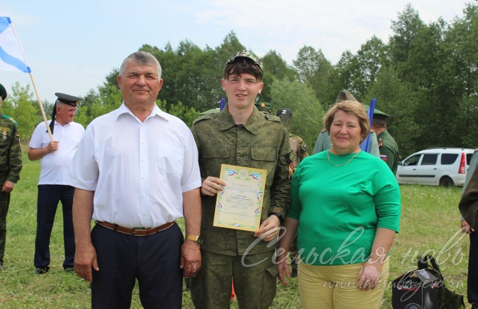 Аксубаевские школьники завершили курс молодого бойца