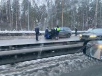 Водители сняли на видео массовую аварию на Горьковском шоссе в столице РТ