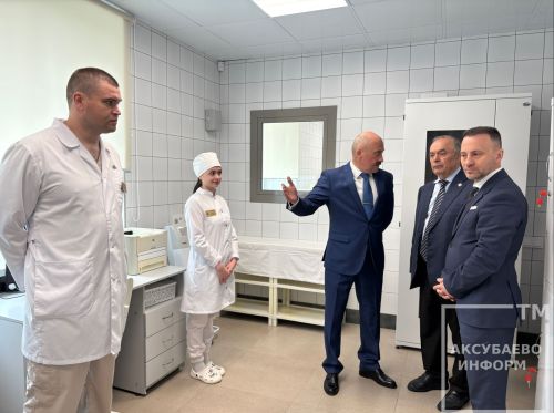 Аксубай үзәк район хастаханәсендә капиталь ремонттан соң терапия корпусы ачылды