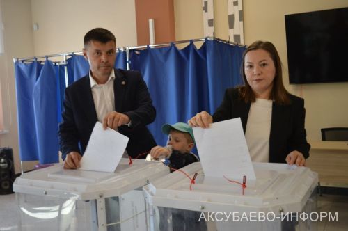 Аксубай районы башлыгы илнең якты киләчәге өчен тавыш бирде