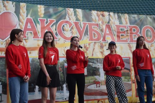 В Аксубаевском парке «Движение первых» заявило о себе