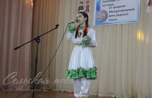 На площадке Аксубаевской средней школы №3 состоялся День родного татарского языка