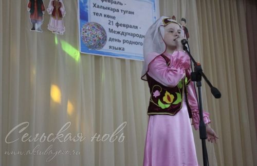 На площадке Аксубаевской средней школы №3 состоялся День родного татарского языка