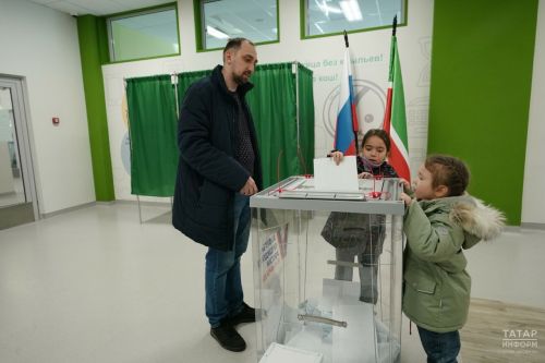 Явка на выборы в Татарстане на данный момент составляет 54,5%