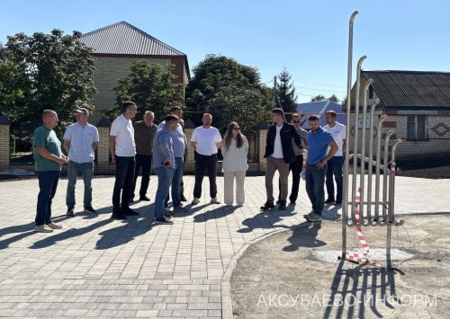Район үзәгендә социаль инфраструктураны яңарту буенча күләмле эшләр дәвам итә