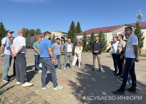 Район үзәгендә социаль инфраструктураны яңарту буенча күләмле эшләр дәвам итә