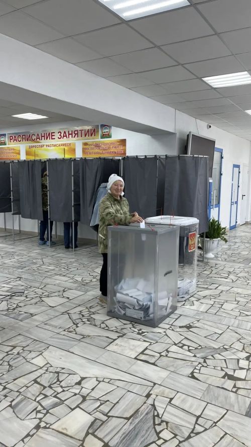 Аксубай волонтерлары командасы сайлау участогында бердәм тавыш бирде