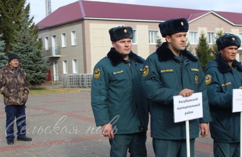 В Аксубаеве прошел заключительный этап соревнований по функциональному пожарному многоборью среди территориальных подразделений Федеральной противопожарной службы по РТ 2023 года