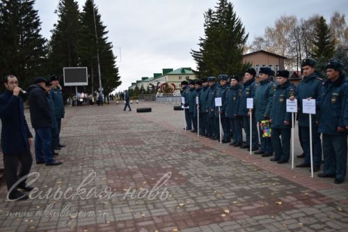 В Аксубаеве прошел заключительный этап соревнований по функциональному пожарному многоборью среди территориальных подразделений Федеральной противопожарной службы по РТ 2023 года