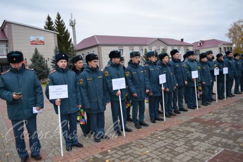В Аксубаеве прошел заключительный этап соревнований по функциональному пожарному многоборью среди территориальных подразделений Федеральной противопожарной службы по РТ 2023 года