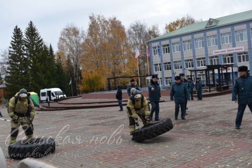 В Аксубаеве прошел заключительный этап соревнований по функциональному пожарному многоборью среди территориальных подразделений Федеральной противопожарной службы по РТ 2023 года