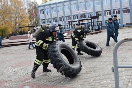 В Аксубаеве прошел заключительный этап соревнований по функциональному пожарному многоборью среди территориальных подразделений Федеральной противопожарной службы по РТ 2023 года