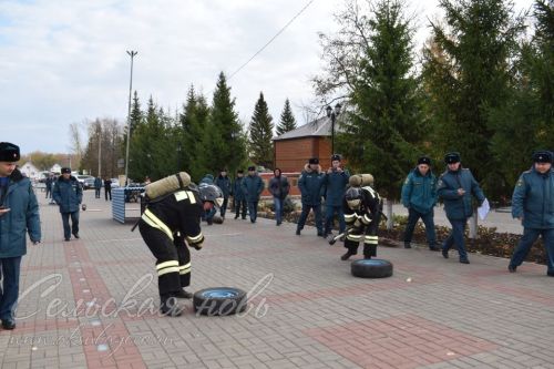 В Аксубаеве прошел заключительный этап соревнований по функциональному пожарному многоборью среди территориальных подразделений Федеральной противопожарной службы по РТ 2023 года