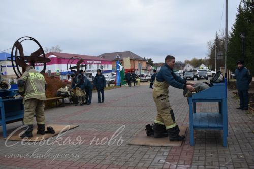 В Аксубаеве прошел заключительный этап соревнований по функциональному пожарному многоборью среди территориальных подразделений Федеральной противопожарной службы по РТ 2023 года