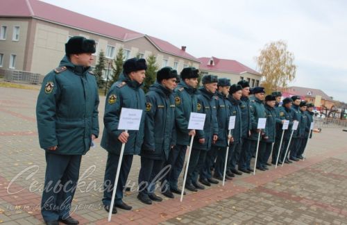 В Аксубаеве прошел заключительный этап соревнований по функциональному пожарному многоборью среди территориальных подразделений Федеральной противопожарной службы по РТ 2023 года