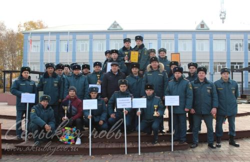 В Аксубаеве прошел заключительный этап соревнований по функциональному пожарному многоборью среди территориальных подразделений Федеральной противопожарной службы по РТ 2023 года
