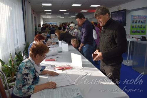 В Аксубаевском районе открылись избирательные участки для голосования по выборам Президента Российской Федерации