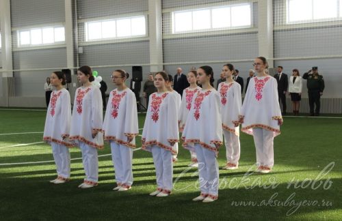 В Аксубаеве открыли крытый футбольный манеж «Аксу»