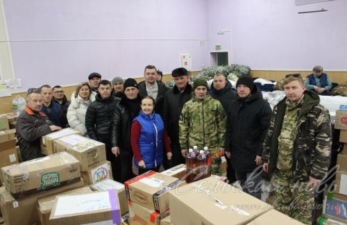 Аксубаевцы доставили гуманитарную помощь участникам СВО ко Дню защитников Отечества