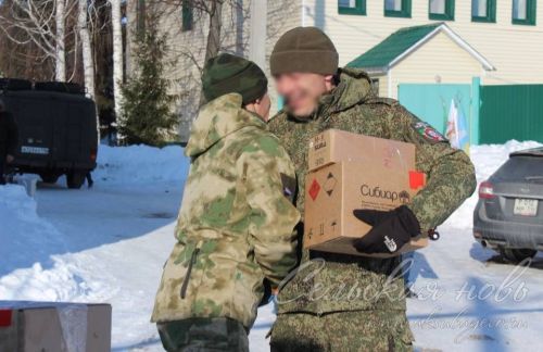 Аксубаевцы доставили гуманитарную помощь участникам СВО ко Дню защитников Отечества