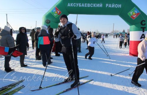 В Аксубаевском районе на лыжню встали более 1000 человек