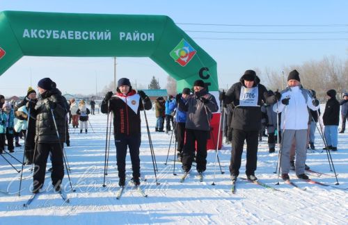 В Аксубаевском районе на лыжню встали более 1000 человек