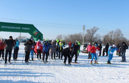 В Аксубаевском районе на лыжню встали более 1000 человек