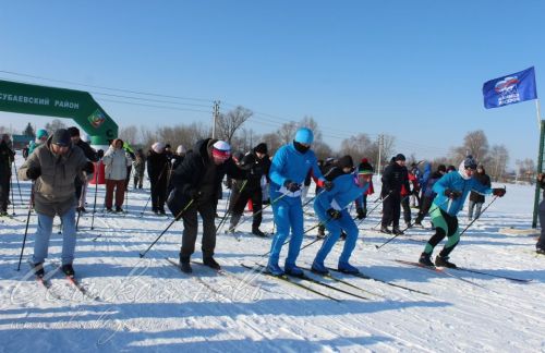 В Аксубаевском районе на лыжню встали более 1000 человек