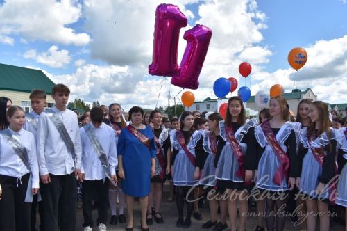 Последний звонок в Аксубаевской средней школе №3, 24.05.2025 г.