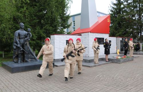 Фоторепортаж с Парада Победы в Аксубаеве