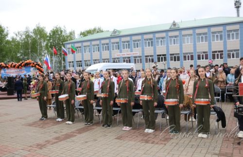 Фоторепортаж с Парада Победы в Аксубаеве