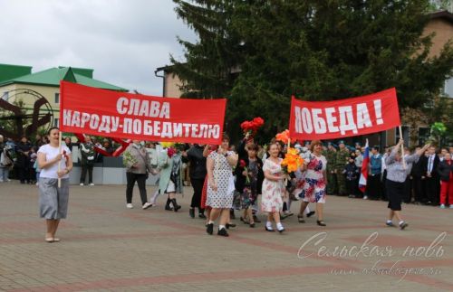 Фоторепортаж с Парада Победы в Аксубаеве