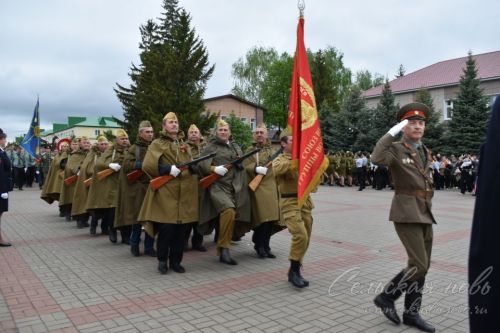 Фоторепортаж с Парада Победы в Аксубаеве