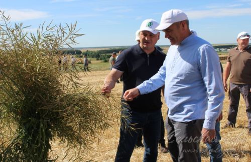 Визит Рустама Минниханова в Аксубаевский район, 20.07.2025 г.