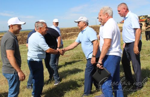 Визит Рустама Минниханова в Аксубаевский район, 20.07.2025 г.