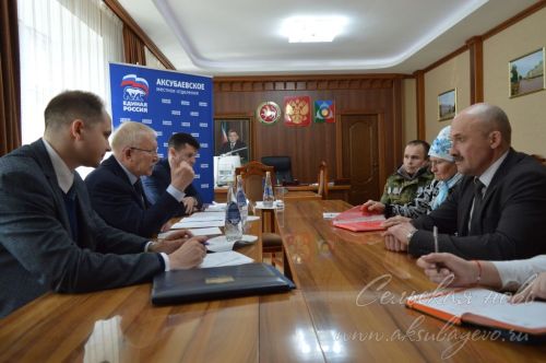 Аксубаевский район посетил депутат Госдумы Олег Морозов