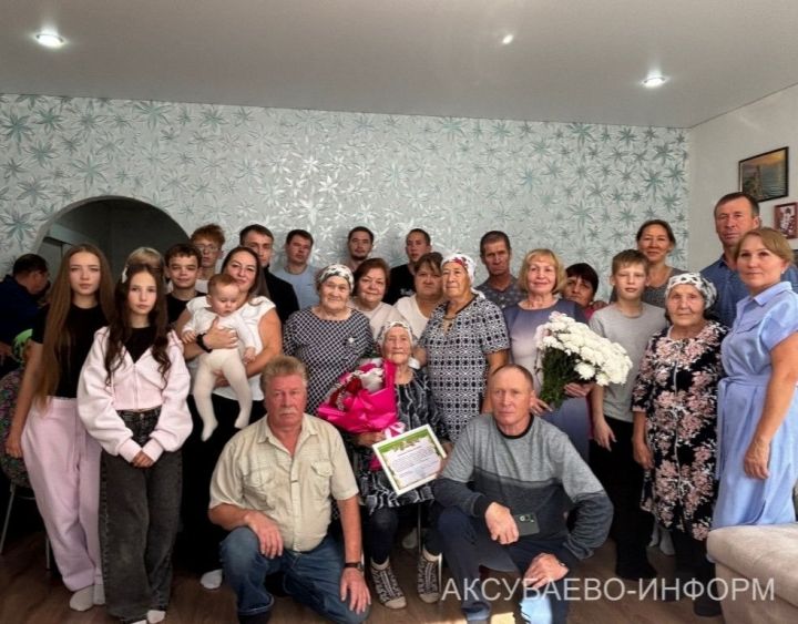 Аксубай ветераны тормыш мәгънәсен зур гаиләдә күрә