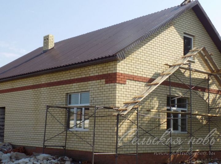 В селе Урмандеево Аксубаевского района строят здание совета и исполкома