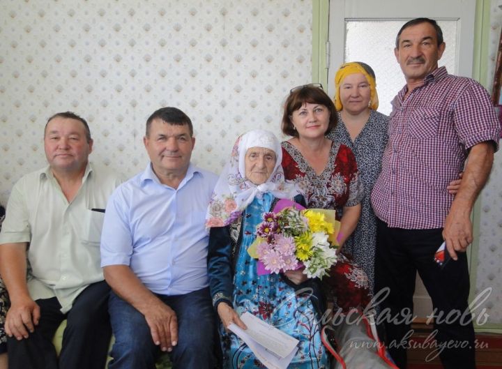 Аксубаевский ветеран дожила до праправнуков