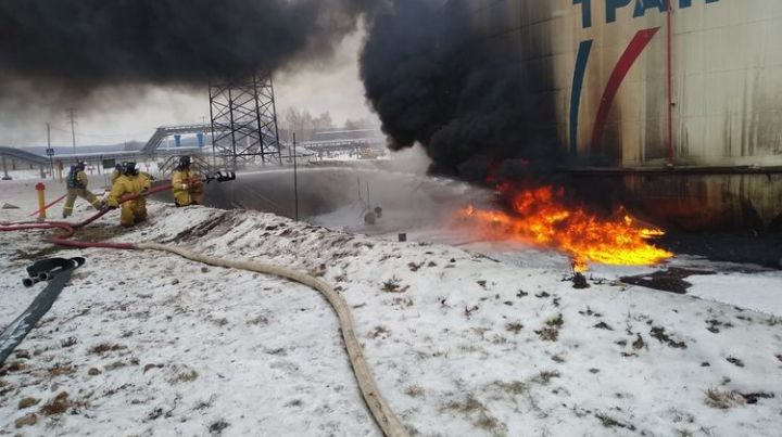 Очистка резервуара привела к пожару на насосной станции «Транснефти» в Татарстане